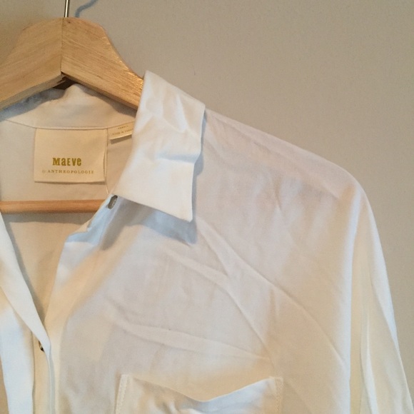 sale | anthropologie | tie front button down - Picture 5 of 5